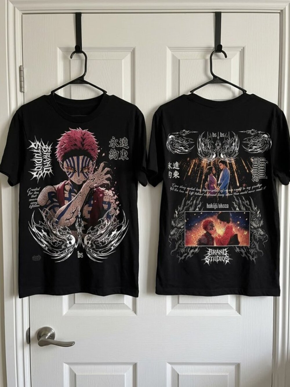 HAKUJI & AKAZA Demon Slayer T-shirt